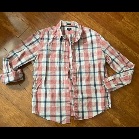 JCREW XL Slim Jaspe Long Sleeve Shirt Button Down - Picture 1 of 3